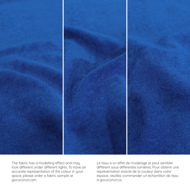 Cosmic Cobalt fabric close-up