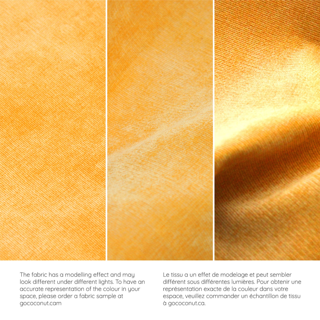 Honey Hop fabric close-up