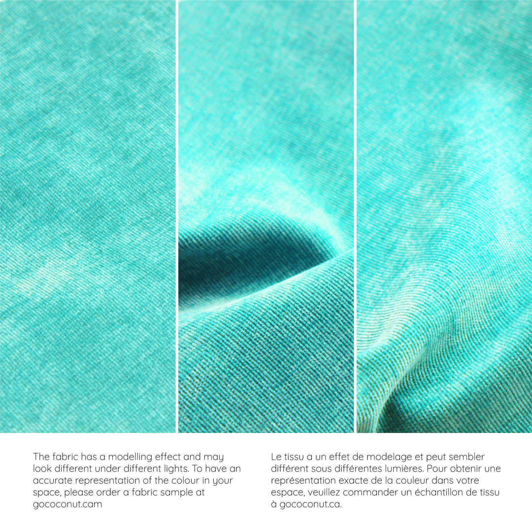 Tropical Teal fabric close-up