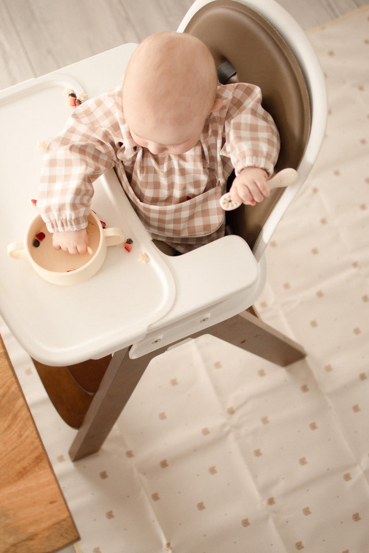 Multi-purpose waterproof baby play mat - Washable High Chair Splash Mat
