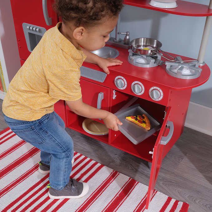 True Little North Red Vintage Kitchen Inspire Young Chefs