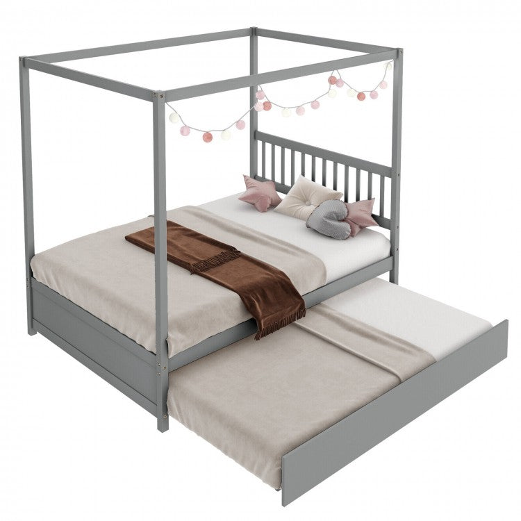 Canopy Bed With Trundle