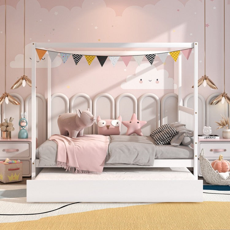 Canopy Bed With Trundle