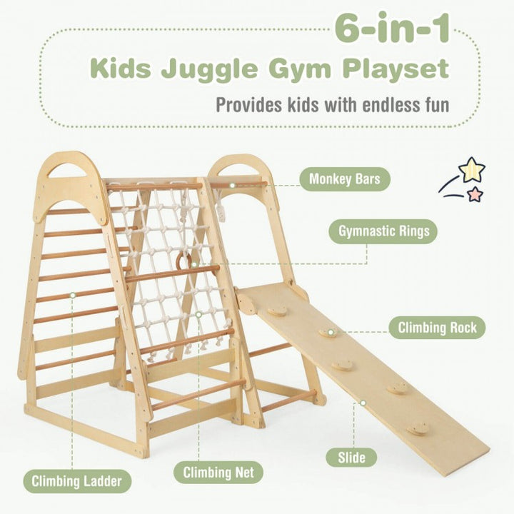 6in1 Kids Jungle Gym Playset