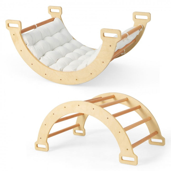 Wooden Rocker Arch Climber For Toddlers