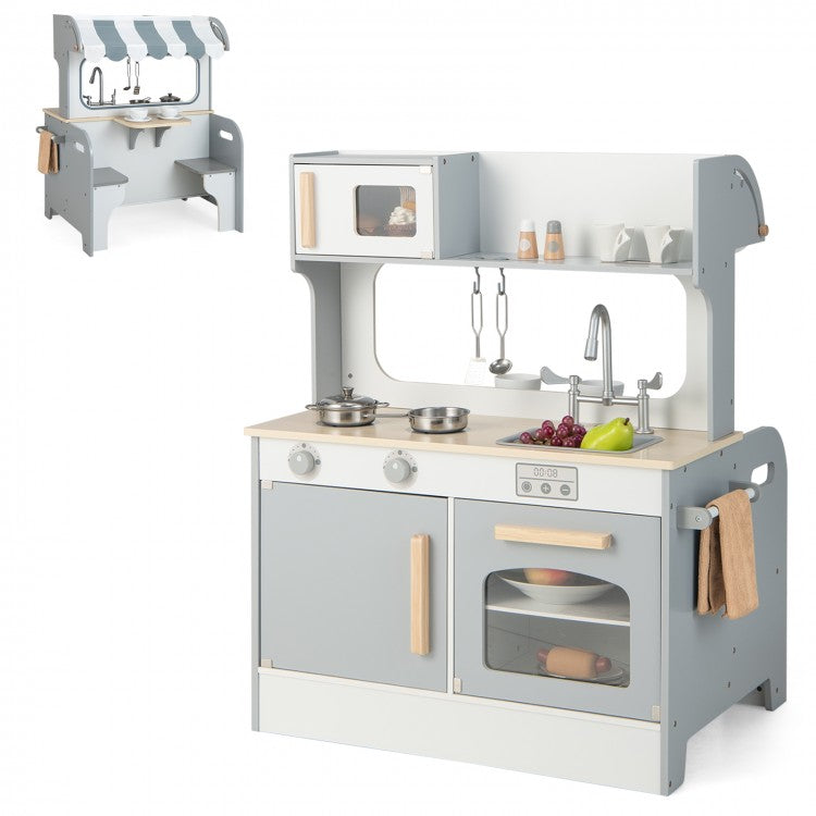 Reversible Play Kitchen