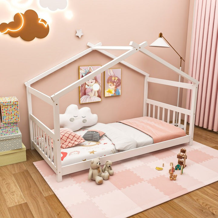 Toddler House Floor Bed