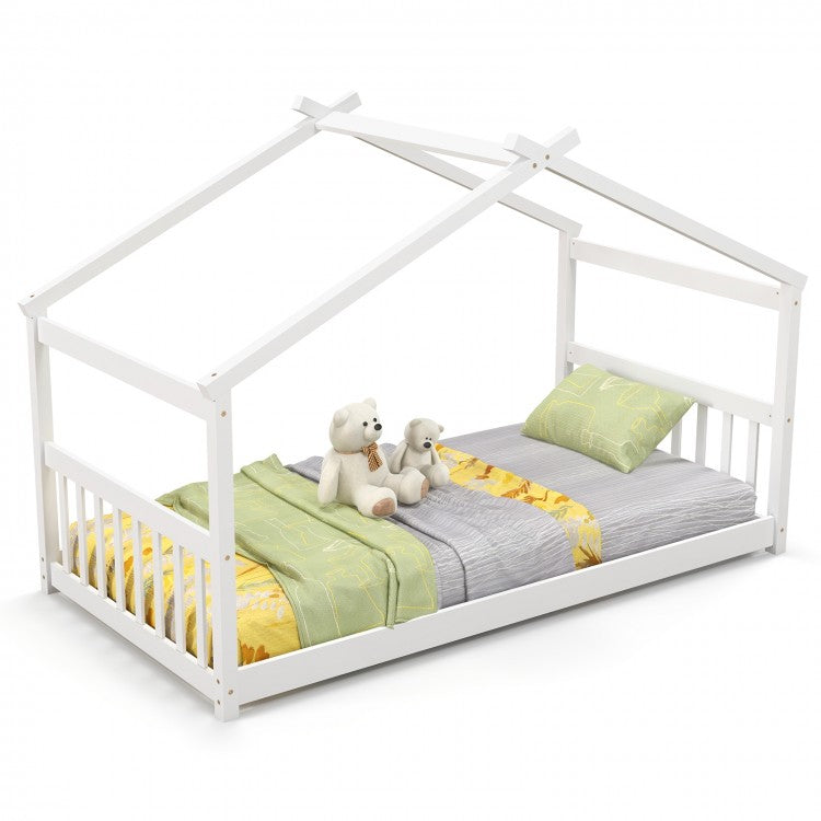 Toddler House Floor Bed