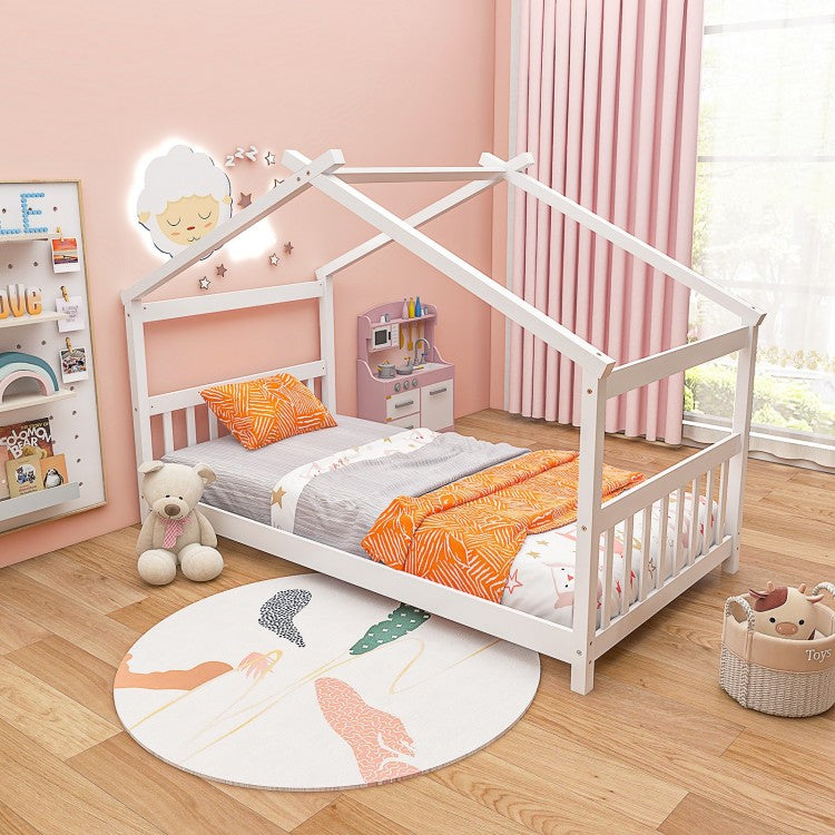 Toddler House Floor Bed