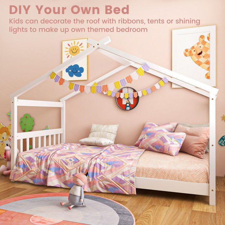 Toddler House Floor Bed