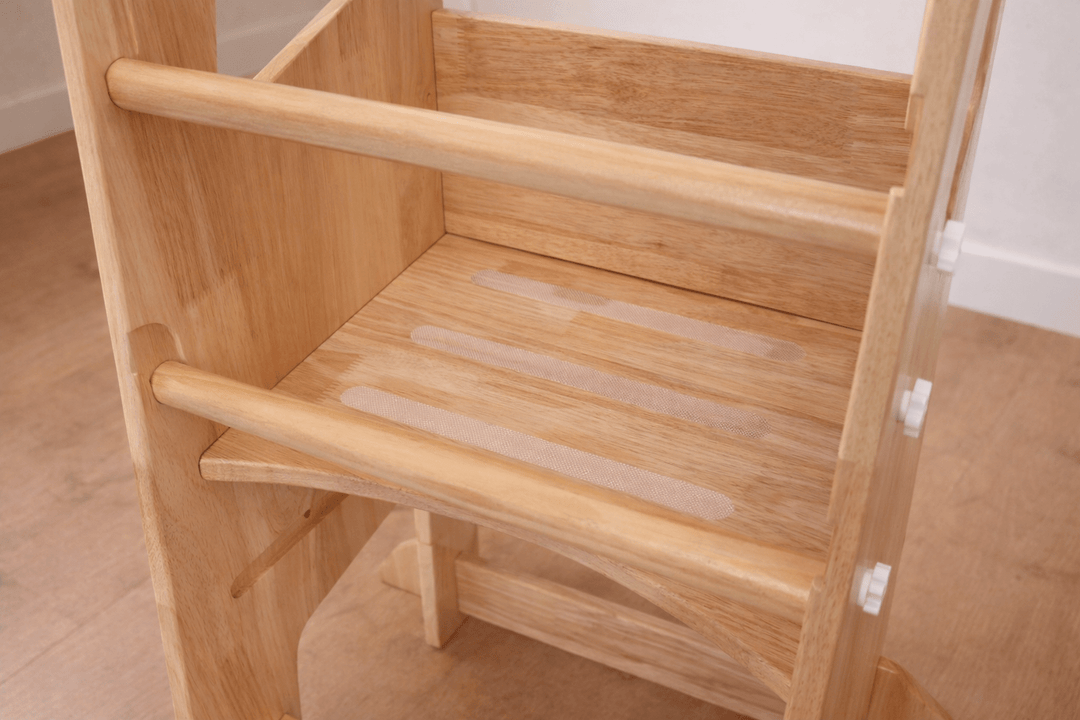 Learning Tower - Toddler Kitchen Stool (Natural) With Stabilizers