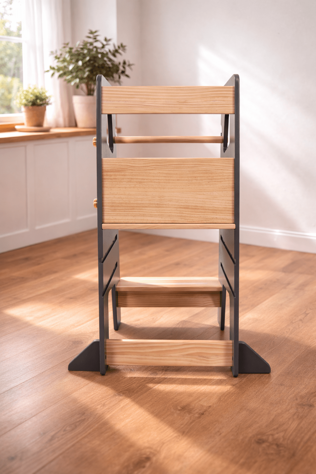 Learning Tower - Kitchen Helper Stool - Dark Grey