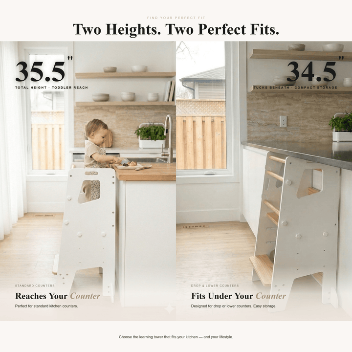 Learning Tower - Kitchen Helper Stool - Dark Grey