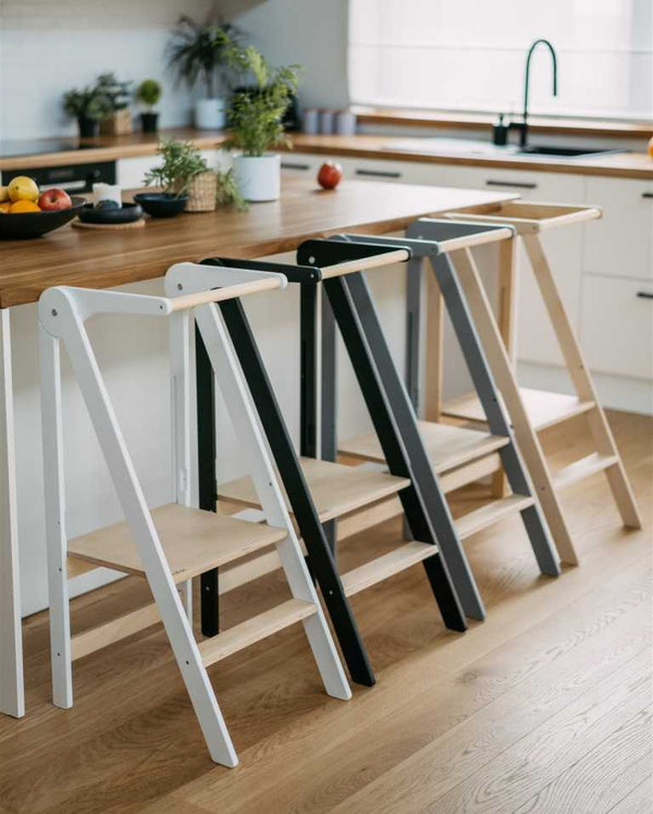 Adjustable Foldable Learning Tower - Ultra Slim - Assembled