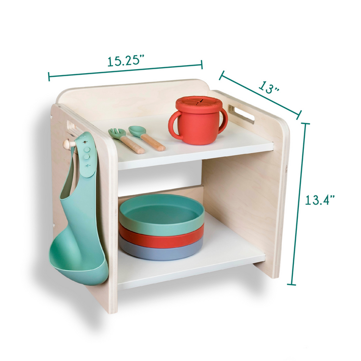 Montessori Organization Mini Shelf