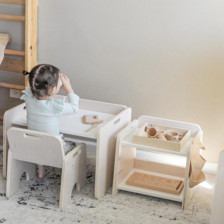 Montessori Organization Mini Shelf