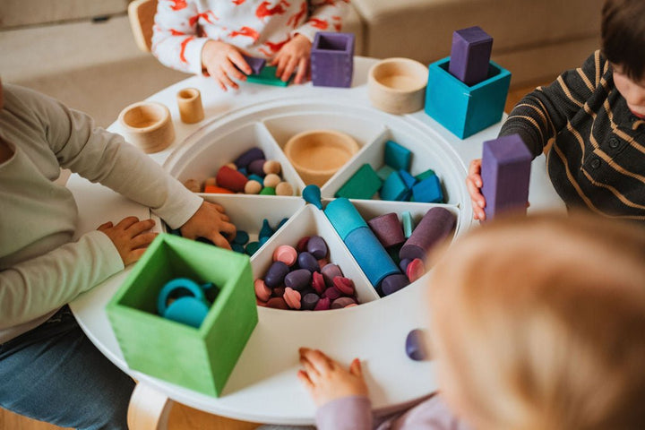 Natural Play Elements – 9 Wooden Loose Parts Type (324 parts)