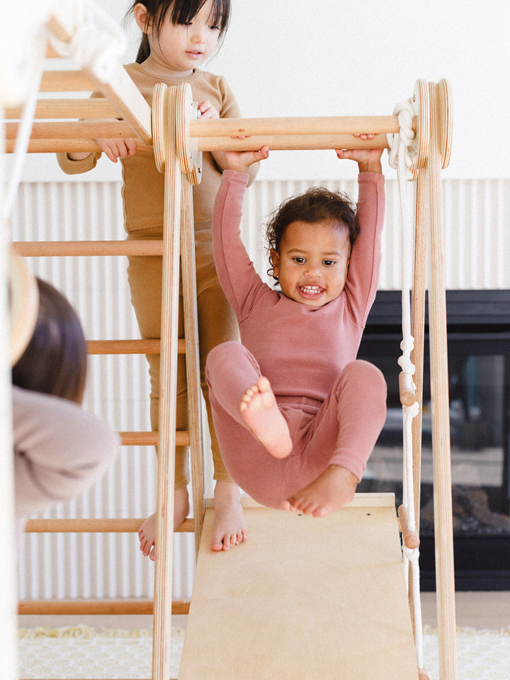 6-in-1 Climb N' Swing Children's Indoor Jungle Play Gym