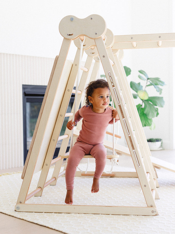 6-in-1 Climb N' Swing Children's Indoor Jungle Play Gym