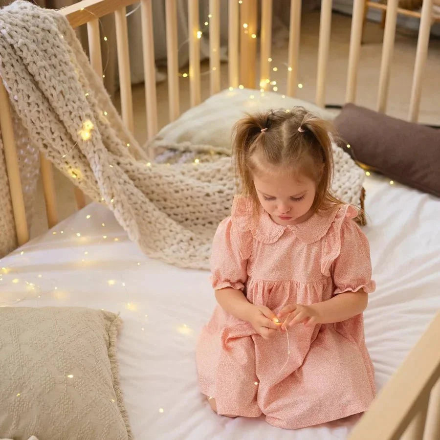 Twin Size Bed Frame for Toddlers with Fence (Twin or Full Size)