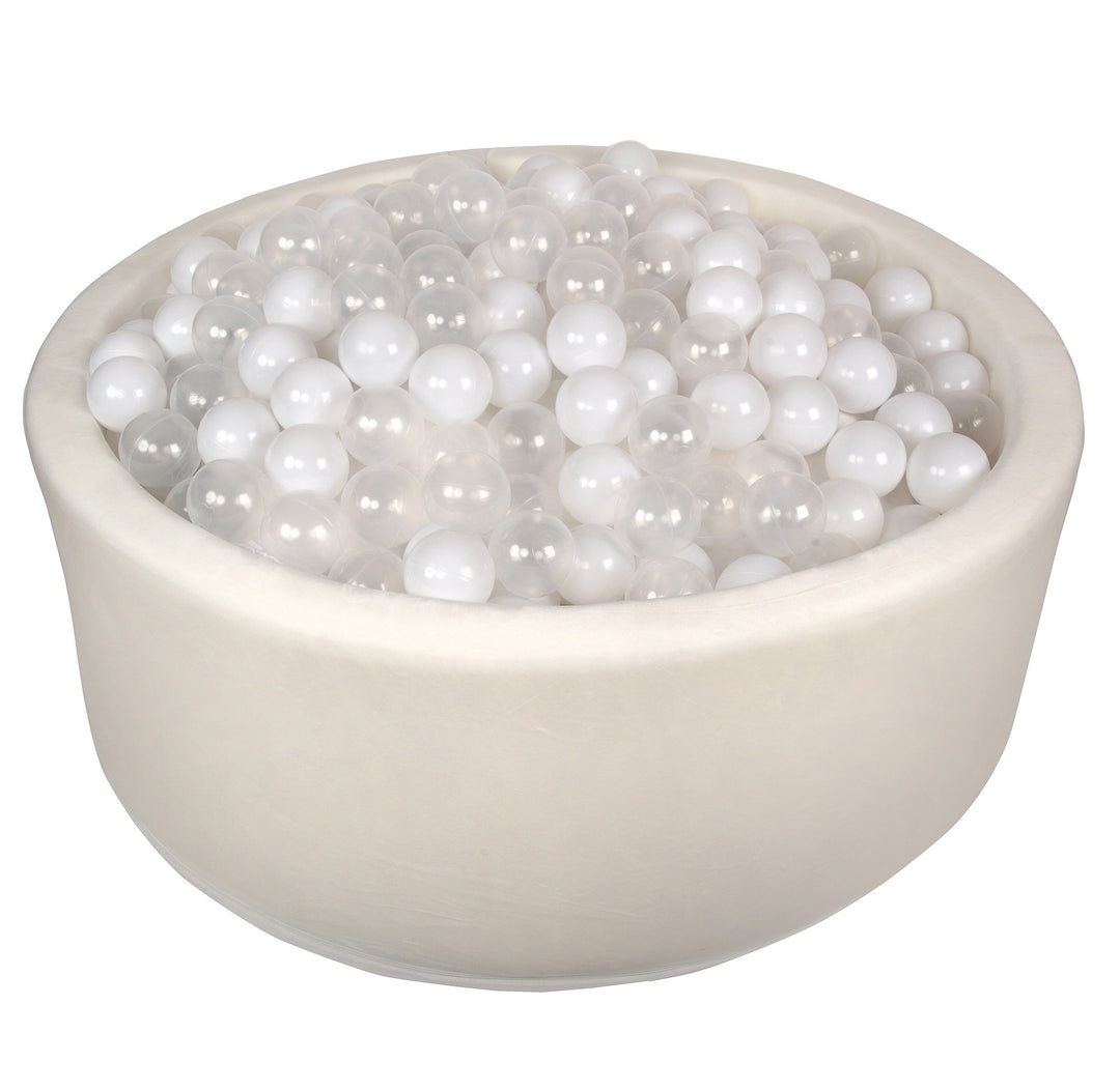 White Ball Pit For Kids With Balls
