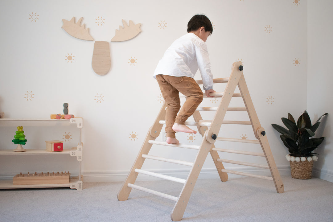 BUNDLE - Transformable Pikler Triangle & Reversible Ramp