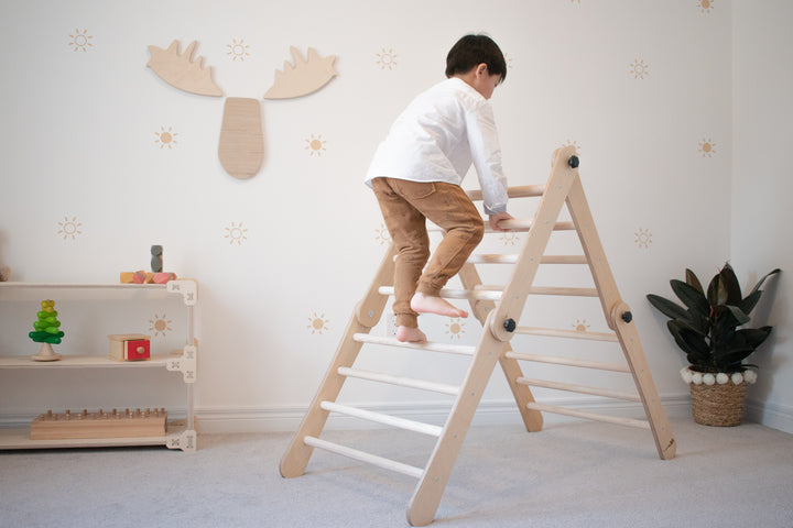 BUNDLE - Transformable Pikler Triangle & Reversible Ramp